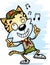 Cartoon Male Bobcat Scout Dancing