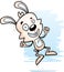 Cartoon Male Rabbit Jumping