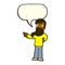 cartoon man with beard pointing with speech bubble