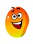 Cartoon mango fruit character