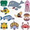 Cartoon Marine Animals Set [2]