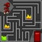 Cartoon Maze Game Education For Kids Help Ninja Warrior Pass The Obstacles And Reaches A Way Out