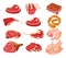 Cartoon meat products