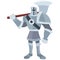 Cartoon Medieval Soldier With Axe