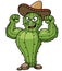 Cartoon Mexican Cactus