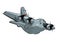 Cartoon Military Cargo plane C-130 Hercules