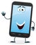 Cartoon Mobile Phone Character