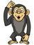 Cartoon monkey