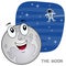 Cartoon Moon Character