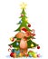 Cartoon Mouse Christmas Tree