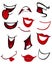 Cartoon mouths