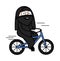 Cartoon Muslim Woman Riding bicycle