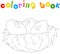 Cartoon nest coloring book