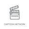 Cartoon network linear icon. Modern outline Cartoon network logo
