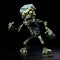 Cartoon Origami Zombie: A National Geographic-inspired 8k Industrial Horror Character