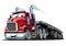 Cartoon oversize load transporter