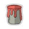 Cartoon paint can colo icon