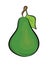 Cartoon pear illustration