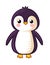 Cartoon Penguin Icon.