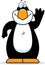 Cartoon Penguin Waving