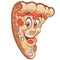 Cartoon Pepperoni Pizza slice