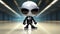 Cartoon Person In Black Suit With Shiny Sunglasses - Uhd Image