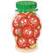 Cartoon pickled tomatoes