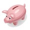 Cartoon piggy bank icon