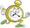 Cartoon pocket watch