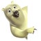 Cartoon polar bear