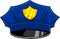 Cartoon Police Hat With A Gold Cockade