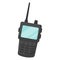 Cartoon police radio, black walkie-talkie speaker