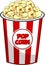 Cartoon Popcorn Bucket Box