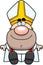 Cartoon Pope Sitting