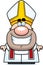 Cartoon Pope Smiling