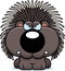 Cartoon Porcupine Angry