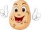 Cartoon potato giving thumbs up