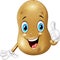 Cartoon potato giving thumbs up