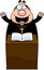 Cartoon Priest Sermon