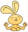 Cartoon rabbit