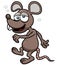 Cartoon rat dizzy