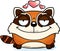 Cartoon Red Panda Love