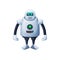 Cartoon robot hi-tech character isolated kids toy