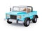 Cartoon safari suv blue