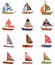 Cartoon Sailboat icon