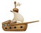 Cartoon Sailing Ship