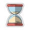 Cartoon sand clock time icon