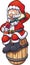 Cartoon Santa Claus