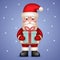 Cartoon Santa Claus Toy Character Hold Present