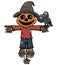 Cartoon scarecrow